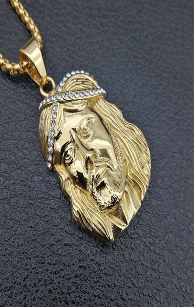 pendant necklaces hip hop stainless steel gold color iced out chains jesus head necklace for menwomen jewelry gifts9938801, Silver
pendant necklaces hip hop stainless steel gold color iced out chains jesus head necklace for menwomen jewelry gifts9938801, Silver
