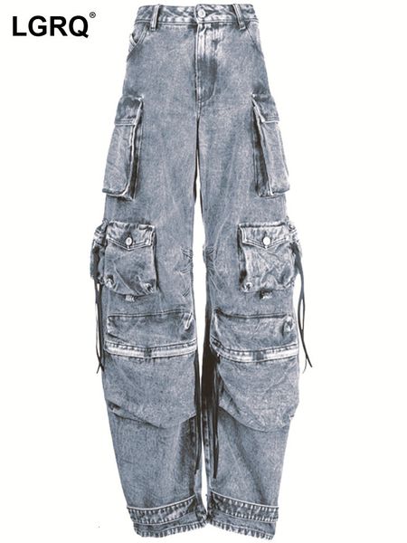 women's jeans lgrq fashion women's jeans solid color slim high waist straight big pockets denim cargo pants female summer 19j1999, Blue
women's jeans lgrq fashion women's jeans solid color slim high waist straight big pockets denim cargo pants female summer 19j1999, Blue