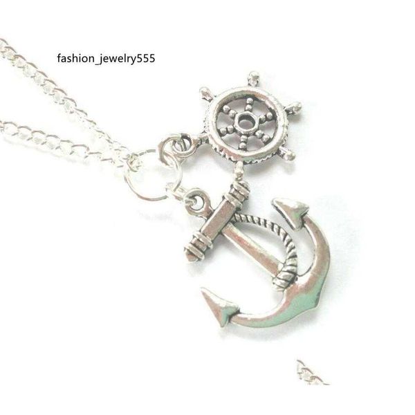 pendant necklaces pendant necklaces nautical anchor necklace antique sier charms statement naval ship wheel helm designer for women jewelry, Silver
pendant necklaces pendant necklaces nautical anchor necklace antique sier charms statement naval ship wheel helm designer for women jewelry, Silver
