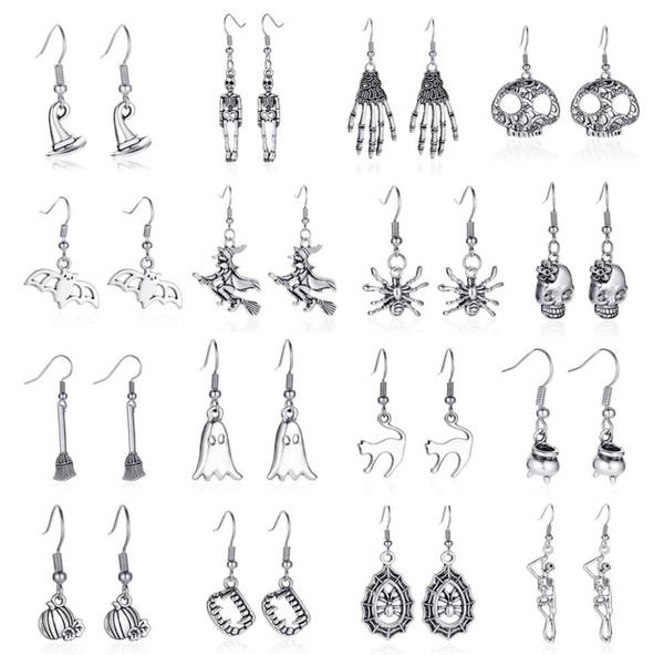 halloween earrings simple retro skull spider ghost witch magic hat bat distressed earrings -border holiday jewelry horror feat4094944, Golden;silver
halloween earrings simple retro skull spider ghost witch magic hat bat distressed earrings -border holiday jewelry horror feat4094944, Golden;silver