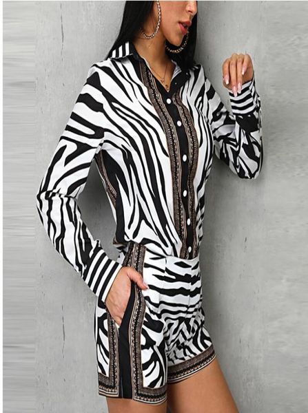 women039s tracksuits zebra striped printed two pieces set women summer suits pocket design shorts hollow out eyelet em8856864, Gray
women039s tracksuits zebra striped printed two pieces set women summer suits pocket design shorts hollow out eyelet em8856864, Gray