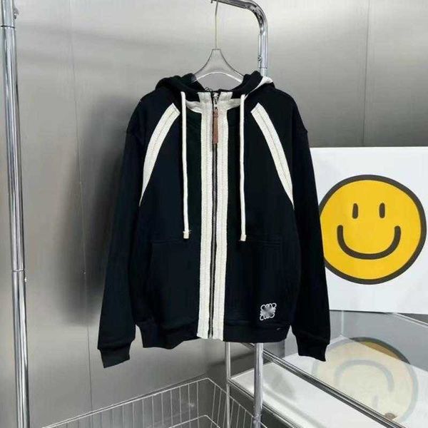 high version hooded sweater men women hoodies embroidered zippered jacket loe designer hoodie womens casual hoody loose sweatshirt, Black
high version hooded sweater men women hoodies embroidered zippered jacket loe designer hoodie womens casual hoody loose sweatshirt, Black