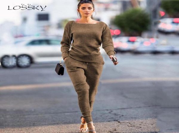lossky two piece sets casual solid knitted clothing aceup pant women fashion autumn winter long sleeve outfits lounge wear8207829, White
lossky two piece sets casual solid knitted clothing aceup pant women fashion autumn winter long sleeve outfits lounge wear8207829, White
