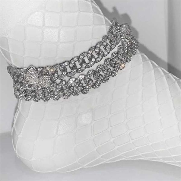 op rock baguette crystal butterfly chunky metal chain anklets jewelry wholesale shiny miami cuban link anklet for women men 230719, Red;blue
op rock baguette crystal butterfly chunky metal chain anklets jewelry wholesale shiny miami cuban link anklet for women men 230719, Red;blue