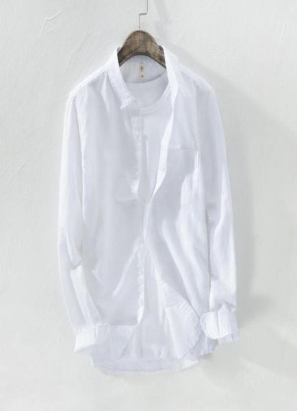 men039s casual shirts 2021 summer mens luxury cotton linen beach designer long sleeved business male work single breasted s7035948, White;black
men039s casual shirts 2021 summer mens luxury cotton linen beach designer long sleeved business male work single breasted s7035948, White;black