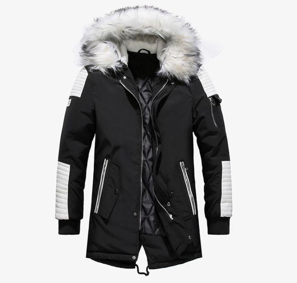 thick warm parkas coat winter jacket men casual long outwear hooded fur collar windbreaker jackets leather coats men veste homme4068327, Black
thick warm parkas coat winter jacket men casual long outwear hooded fur collar windbreaker jackets leather coats men veste homme4068327, Black