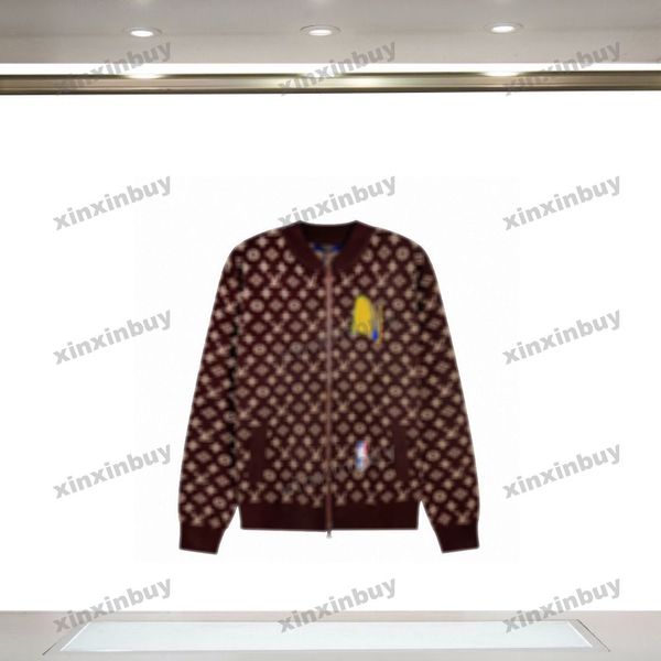 xinxinbuy men women designer sweatshirt hoodie paris letter jacquard basketball sweater gray blue black white 334030 xs-2xl, Black;brown
xinxinbuy men women designer sweatshirt hoodie paris letter jacquard basketball sweater gray blue black white 334030 xs-2xl, Black;brown