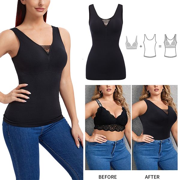 women's shapers womens shapewear cami shapewear tank for women cami shaper with built in bra tummy control body shaper slimming camiso, Black;white
women's shapers womens shapewear cami shapewear tank for women cami shaper with built in bra tummy control body shaper slimming camiso, Black;white