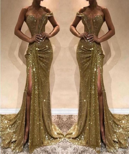 shiny sparkle sequined evening dresses pageant formal red carpet gowns off shoulder side split arabic a line prom gowns party5651765, Black;red
shiny sparkle sequined evening dresses pageant formal red carpet gowns off shoulder side split arabic a line prom gowns party5651765, Black;red