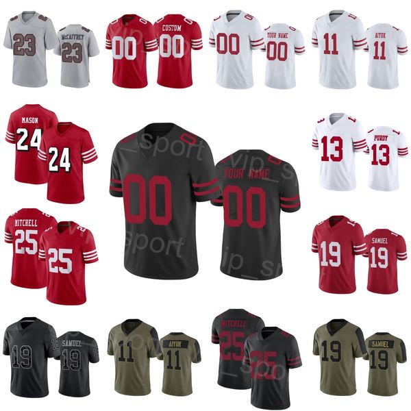 custom football 19 deebo samuel jersey 32 tyrion davis-price 11 brandon aiyuk 13 brock purdy 23 christian mccaffrey 25 elijah mitchell 24 ma, Black;red
custom football 19 deebo samuel jersey 32 tyrion davis-price 11 brandon aiyuk 13 brock purdy 23 christian mccaffrey 25 elijah mitchell 24 ma, Black;red
