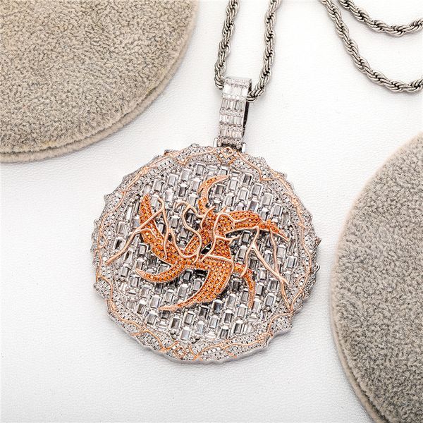 hip hop necklace large t square full diamond thorn round cake pendant necklace bling jewelry gift, Silver
hip hop necklace large t square full diamond thorn round cake pendant necklace bling jewelry gift, Silver