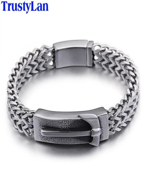 trustylan punk rocker men039s wrap bracelets 2020 14mm wide 316l stainless steel hammer bracelet for men armband jewelry wristb2572677, Golden;silver
trustylan punk rocker men039s wrap bracelets 2020 14mm wide 316l stainless steel hammer bracelet for men armband jewelry wristb2572677, Golden;silver