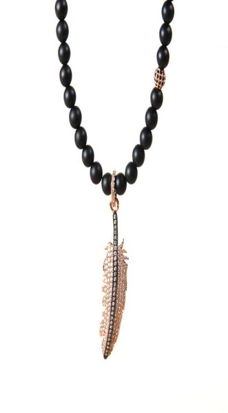 new fashion jewelry whole 5pcslot 6mm natural matte agate stone with micro pave full cz feather men039s pendant necklace5330290, Silver
new fashion jewelry whole 5pcslot 6mm natural matte agate stone with micro pave full cz feather men039s pendant necklace5330290, Silver