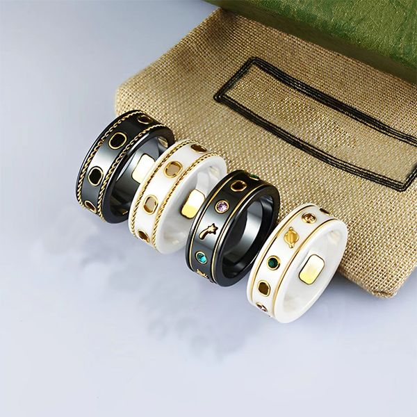 brand retro couple g ring men's fashion trend ceramic wedding ring women's 18k gold designer ring gift, Silver
brand retro couple g ring men's fashion trend ceramic wedding ring women's 18k gold designer ring gift, Silver