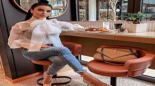 summer bowknot bow tie organza white sheer blouse women lantern sleeve shirt office lady elegant blouses femininos7447650
summer bowknot bow tie organza white sheer blouse women lantern sleeve shirt office lady elegant blouses femininos7447650