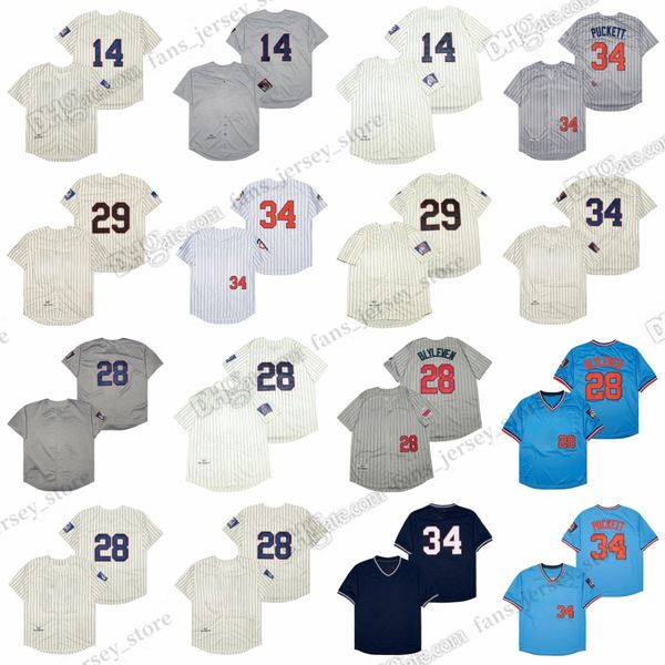 34 kirby puckett vintage mitchell and ness baseball jerseys 29 rod carew 3 harmon killebrew 28 bert blyleven 14 kent hrbek stitched jersey, Blue;black
34 kirby puckett vintage mitchell and ness baseball jerseys 29 rod carew 3 harmon killebrew 28 bert blyleven 14 kent hrbek stitched jersey, Blue;black