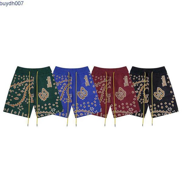 uouf men's shorts 23ss spring/summer american new rhude hip hop jacquard knitted woolen, White;black
uouf men's shorts 23ss spring/summer american new rhude hip hop jacquard knitted woolen, White;black