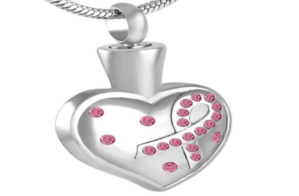 h8560 cremation jewelry stainless steel pink color crystal ribbon urn pendant necklace gift for mother3931738, Silver
h8560 cremation jewelry stainless steel pink color crystal ribbon urn pendant necklace gift for mother3931738, Silver