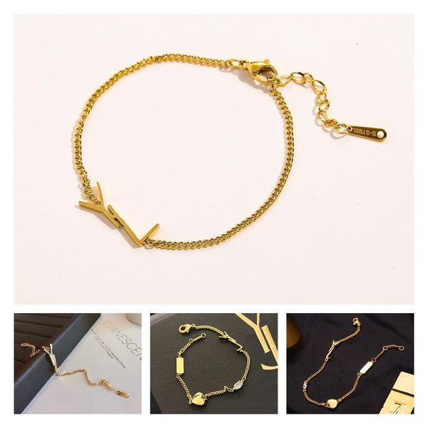 new style bracelets women bangle luxury designer jewelry 18k gold plated stainless steel wedding lovers gift wristband cuff chain bangles l0, Black
new style bracelets women bangle luxury designer jewelry 18k gold plated stainless steel wedding lovers gift wristband cuff chain bangles l0, Black