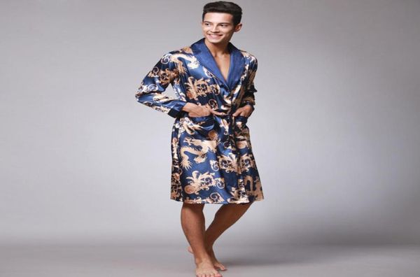male chinese style dragon robe bathing home sleep wear silk satin soft embroidery loose vneck men pajamas nightgown kimono5305143, Black;brown
male chinese style dragon robe bathing home sleep wear silk satin soft embroidery loose vneck men pajamas nightgown kimono5305143, Black;brown