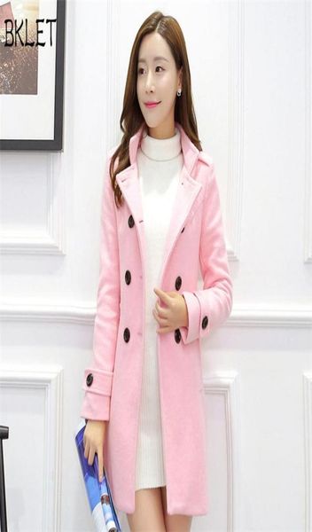 2018 winter new korean office lady lapel woolen coat women clothing long slim doublebreasted pink blue elegant woolen coat7521972, Black
2018 winter new korean office lady lapel woolen coat women clothing long slim doublebreasted pink blue elegant woolen coat7521972, Black