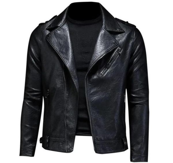 autumn new men039s faux leather jacket slim fashion designer side zipper streetwear personality motorcycle outerwear male coat7841512, Black;brown
autumn new men039s faux leather jacket slim fashion designer side zipper streetwear personality motorcycle outerwear male coat7841512, Black;brown