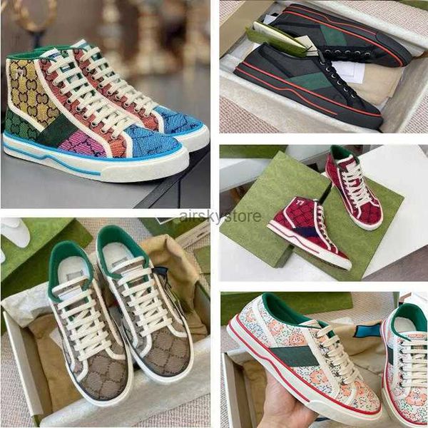 2023 tennis 1977 canvas casual shoes luxurys designers womens shoe green and red web stripe rubber sole stretch cotton low mens sneakers, Black
2023 tennis 1977 canvas casual shoes luxurys designers womens shoe green and red web stripe rubber sole stretch cotton low mens sneakers, Black