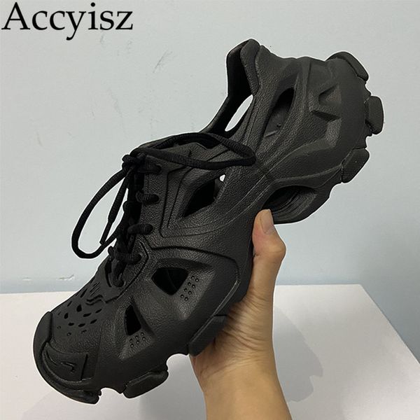 dress shoes novel rubber antiskid flat beach sandals monochrome lace up hollow out seaside vacation men summer gladiator sandalias 230812, Black
dress shoes novel rubber antiskid flat beach sandals monochrome lace up hollow out seaside vacation men summer gladiator sandalias 230812, Black