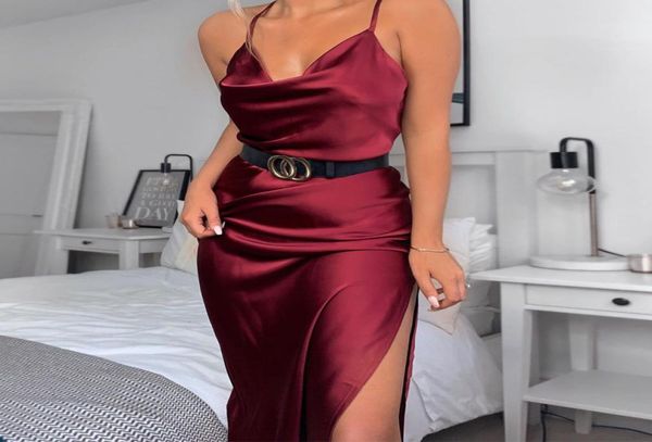 satin silk women midi dress strap side slit backless streetwear party clothes elegant dinner vestido vintage robe clothes6208218, Black;gray
satin silk women midi dress strap side slit backless streetwear party clothes elegant dinner vestido vintage robe clothes6208218, Black;gray