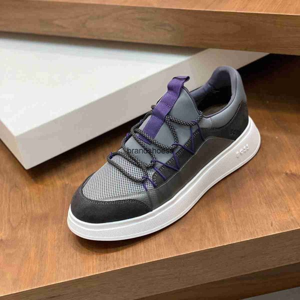 boss men's casual shoes made of frosted cowhide paired with fly woven mesh and fly woven outer wear. handsome and high-end elastic hood, Black
boss men's casual shoes made of frosted cowhide paired with fly woven mesh and fly woven outer wear. handsome and high-end elastic hood, Black