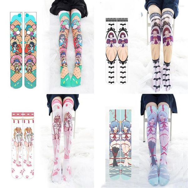 women socks japanese girl thigh stockings harajuku cute cartoon over the knee long high tube anime pain cosplay217z, Black;white
women socks japanese girl thigh stockings harajuku cute cartoon over the knee long high tube anime pain cosplay217z, Black;white