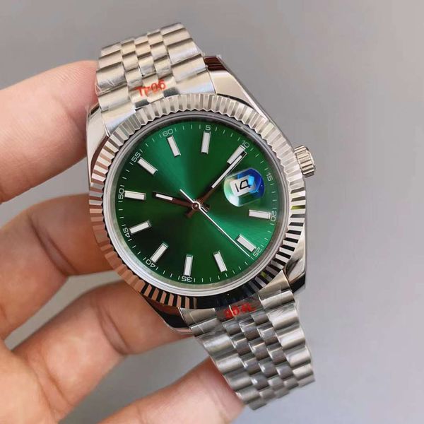 st9 new jubilee automatic mechanical mint green dial 41mm size mens watch stainless steel luted bezel sapphire glass, Slivery;brown
st9 new jubilee automatic mechanical mint green dial 41mm size mens watch stainless steel luted bezel sapphire glass, Slivery;brown