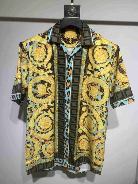 summer short sleeved casual shirts designer t shirt mens silk designers hawaiian medusa printed thin button jacket men women cardigan, White;black
summer short sleeved casual shirts designer t shirt mens silk designers hawaiian medusa printed thin button jacket men women cardigan, White;black