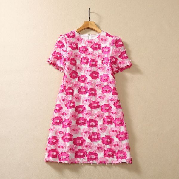 european and american women's clothing 2023 autumn new round neck short sleeve flocking flowers fashion dress xxl, Black;gray
european and american women's clothing 2023 autumn new round neck short sleeve flocking flowers fashion dress xxl, Black;gray