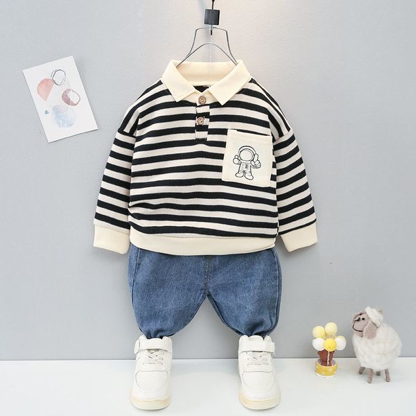 clothing sets spring causal suit baby boys girls cartoon strips t shirt pants 2pcs set children kids infant sportswear 0 5 years 230814, White
clothing sets spring causal suit baby boys girls cartoon strips t shirt pants 2pcs set children kids infant sportswear 0 5 years 230814, White