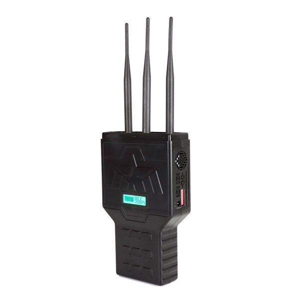 high power 3 bands handheld 2.4g 5.2g 5.8g wifi bluetooth signal jamm er up to 40m, Silver
high power 3 bands handheld 2.4g 5.2g 5.8g wifi bluetooth signal jamm er up to 40m, Silver