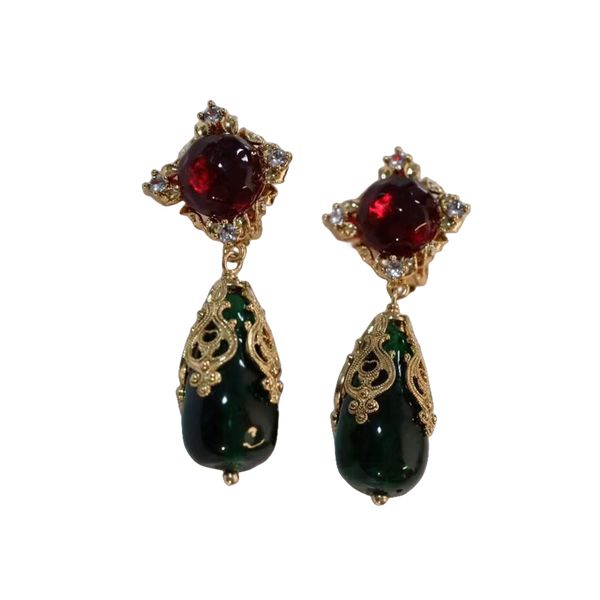 vintage luxury jewelry medieval earrings wholesale medieval court style glass pearl retro earring clip, Silver
vintage luxury jewelry medieval earrings wholesale medieval court style glass pearl retro earring clip, Silver