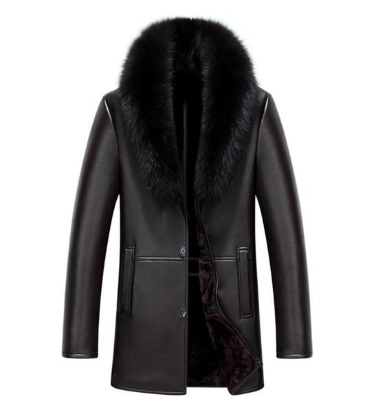2020 new arrival men leather coat faux sheepskin coat overcoat winter leather fur lined men jacket fur collar9044681, Black
2020 new arrival men leather coat faux sheepskin coat overcoat winter leather fur lined men jacket fur collar9044681, Black