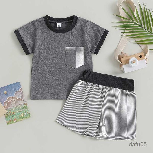 clothing sets toddler boys summer outfits contrast color pocket short sleeve crew neck t-shirts and elastic waist shorts 2pcs clothes set r2, White
clothing sets toddler boys summer outfits contrast color pocket short sleeve crew neck t-shirts and elastic waist shorts 2pcs clothes set r2, White