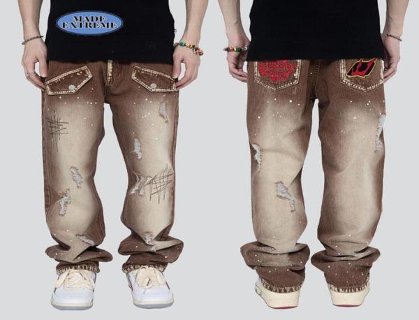 men039s jeans vintage washed distressed denim men embroidery high street oversized straight trousers casual boyfriend jeansmen6596693, Blue
men039s jeans vintage washed distressed denim men embroidery high street oversized straight trousers casual boyfriend jeansmen6596693, Blue
