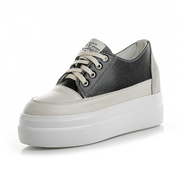 dress shoes casual sport sneakers women thick bottom shoes woman 2023 fashion chunky flat high heel tennis females platform splicing daily, Black
dress shoes casual sport sneakers women thick bottom shoes woman 2023 fashion chunky flat high heel tennis females platform splicing daily, Black