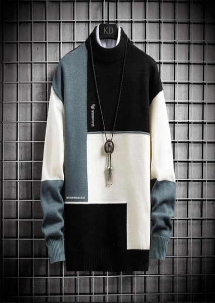 new winter cashmere warm sweater men turtleneck mens pullover patchwork slim fit sweaters knitted men039s christmas jumper2073568, White;black
new winter cashmere warm sweater men turtleneck mens pullover patchwork slim fit sweaters knitted men039s christmas jumper2073568, White;black