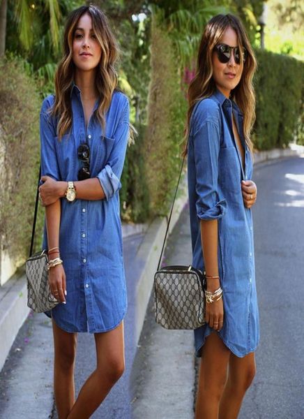 womens designer dress summer tshirt dress for women denim casual dresses loose spring autumn long sleeved buttons designer dress c3458939, Black;gray
womens designer dress summer tshirt dress for women denim casual dresses loose spring autumn long sleeved buttons designer dress c3458939, Black;gray