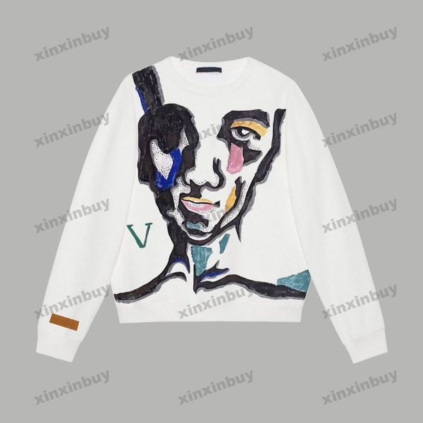 xinxinbuy men women designer sweatshirt hoodie facial graffiti printing sweater gray blue black white s-2xl, Black;brown
xinxinbuy men women designer sweatshirt hoodie facial graffiti printing sweater gray blue black white s-2xl, Black;brown