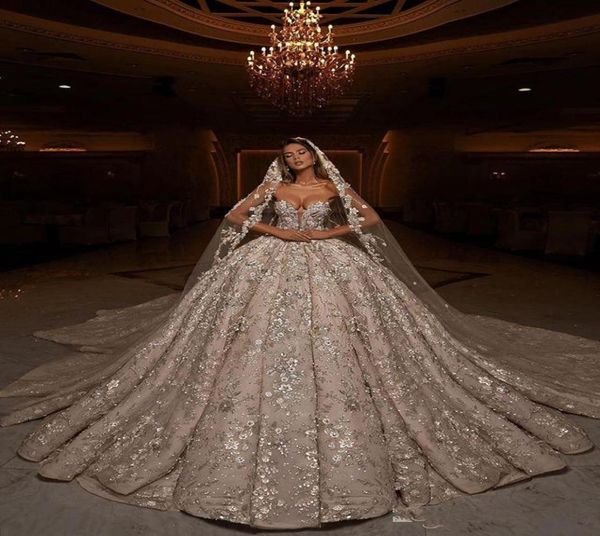 luxury lace beading ball gowns wedding dresses sparkly flower sequins sweetheart dubai arabic custom made wedding dress robes de m5307340, White
luxury lace beading ball gowns wedding dresses sparkly flower sequins sweetheart dubai arabic custom made wedding dress robes de m5307340, White