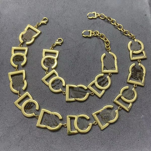 vintage letter patchwork neck chain necklace european american style luxury classic clavicle chain brass necklaces bracelet women's jew, Silver
vintage letter patchwork neck chain necklace european american style luxury classic clavicle chain brass necklaces bracelet women's jew, Silver