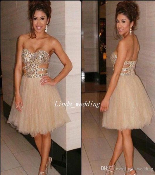 2019 short summer champagne homecoming dress aline beaded shiny crystal sweet 15 cocktail party dress plus size custom made8829658, Blue;pink
2019 short summer champagne homecoming dress aline beaded shiny crystal sweet 15 cocktail party dress plus size custom made8829658, Blue;pink