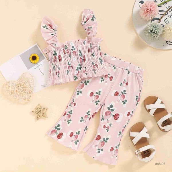 clothing sets 2022-05-19 lioraitiin 0-3years toddler baby girl 2pcs summer clothing off shoulder floral printed vest flared pants set r23081, White
clothing sets 2022-05-19 lioraitiin 0-3years toddler baby girl 2pcs summer clothing off shoulder floral printed vest flared pants set r23081, White