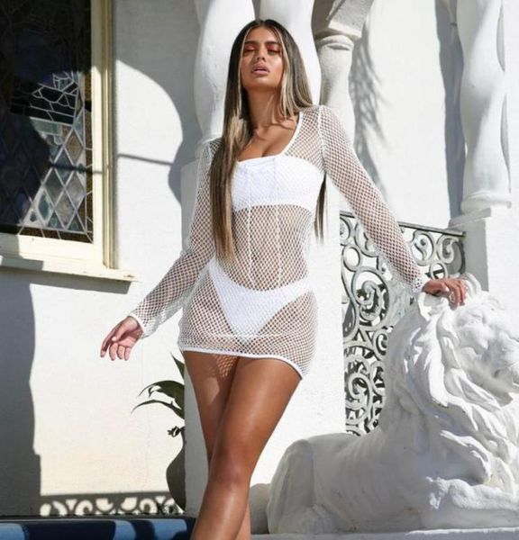 hirigin women cover up long sleeve mesh knitted crochet beach tunic bikini sarong wrap swimwear swimsuit dress praia pareo women4231799, White;black
hirigin women cover up long sleeve mesh knitted crochet beach tunic bikini sarong wrap swimwear swimsuit dress praia pareo women4231799, White;black