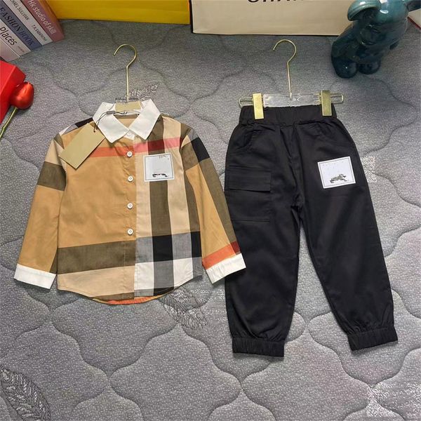 designer long sleeve shirt trousers 2 suits spring and autumn brand letter casual fashion fan children's wear size 100cm-150cm a20, White
designer long sleeve shirt trousers 2 suits spring and autumn brand letter casual fashion fan children's wear size 100cm-150cm a20, White